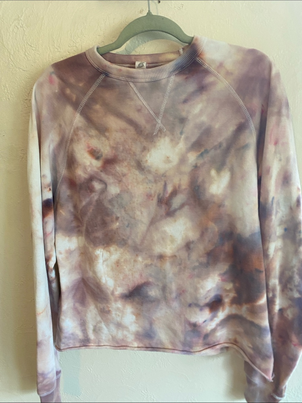 Women’s Tie-Dye Crewneck Sweatshirt - Multi Taupe